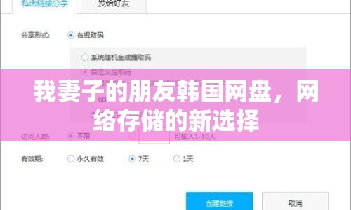我妻子的朋友韓國網(wǎng)盤，網(wǎng)絡(luò)存儲的新選擇