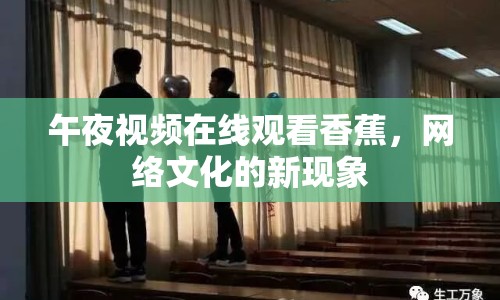 午夜視頻在線觀看香蕉，網(wǎng)絡(luò)文化的新現(xiàn)象
