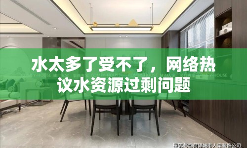 水太多了受不了，網(wǎng)絡(luò)熱議水資源過剩問題