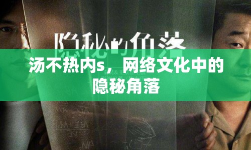 湯不熱內(nèi)s，網(wǎng)絡(luò)文化中的隱秘角落