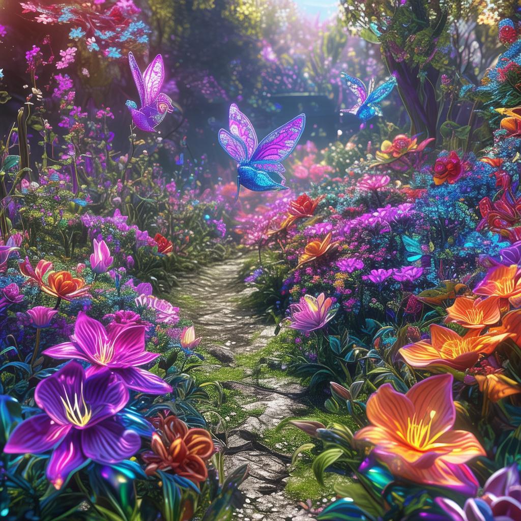 夢幻手游中，你的虛擬花園能否綻放美麗圖案？