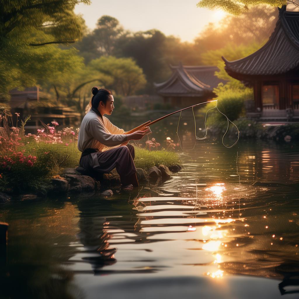 問道手游居所釣魚，你能否成為垂釣大師？