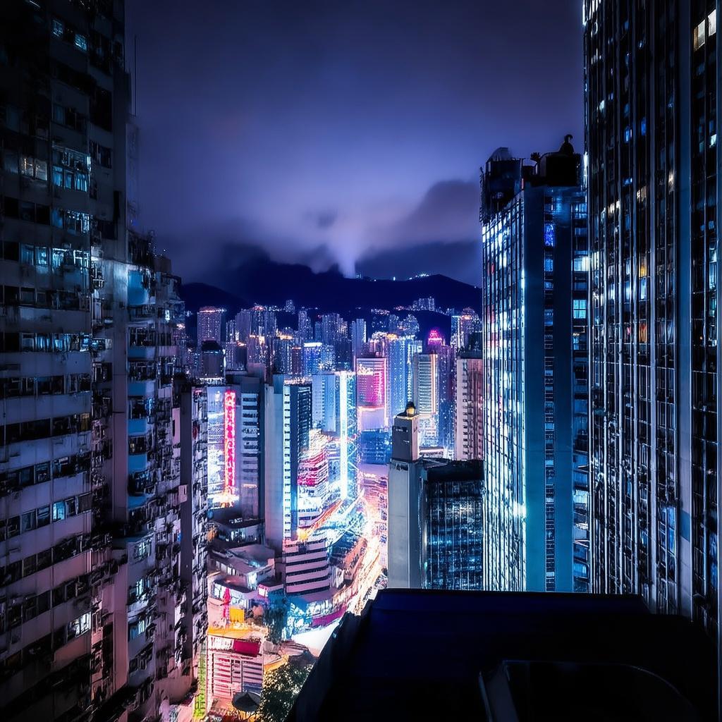 香港午夜，是繁華依舊還是靜謐沉睡？
