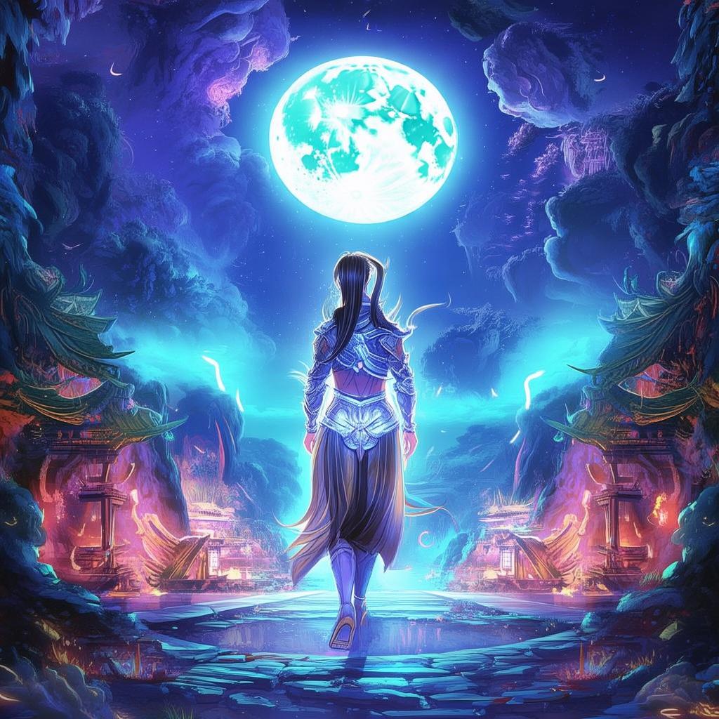 月光下的夢幻之旅，神武手游極品月光，帶你穿越虛擬世界？