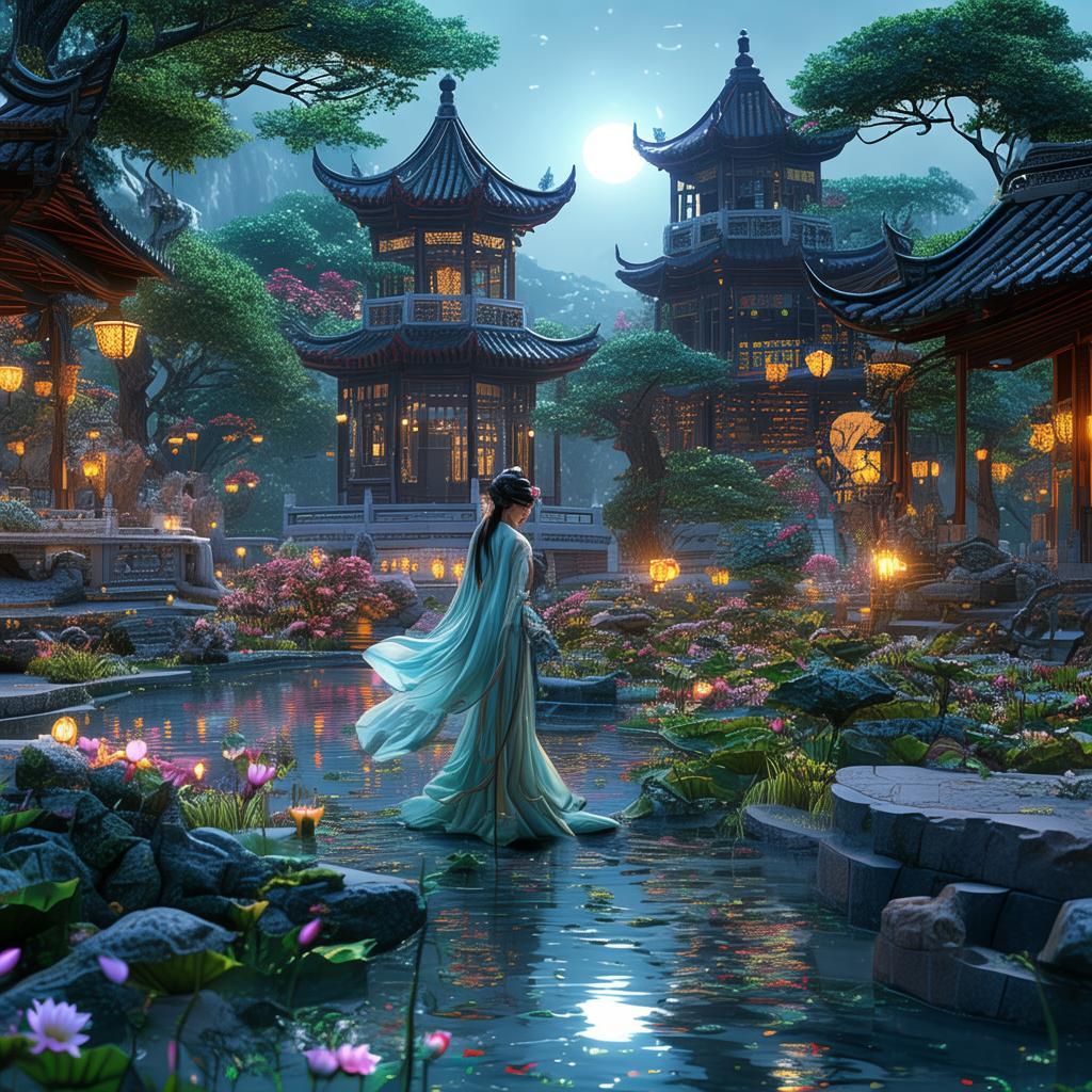 倩女幽魂手游中的古典園林，你探索了嗎？