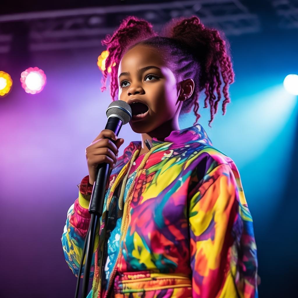 11歲小女孩rapper如何征服舞臺？她的音樂天賦從何而來？