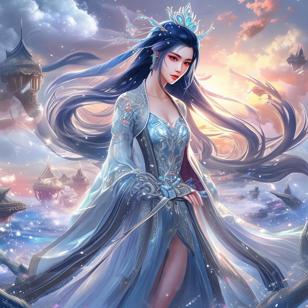 誅仙手游云中夢時(shí)裝，一場絕美仙緣，你敢來邂逅嗎？