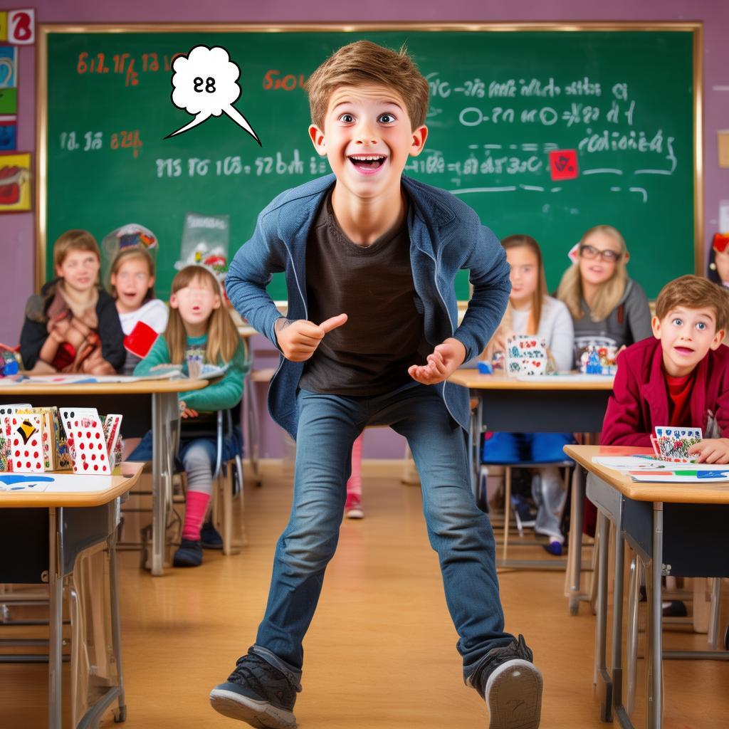12歲學(xué)生邁開腿打撲克，你猜他學(xué)會了什么？家長該不該管？
