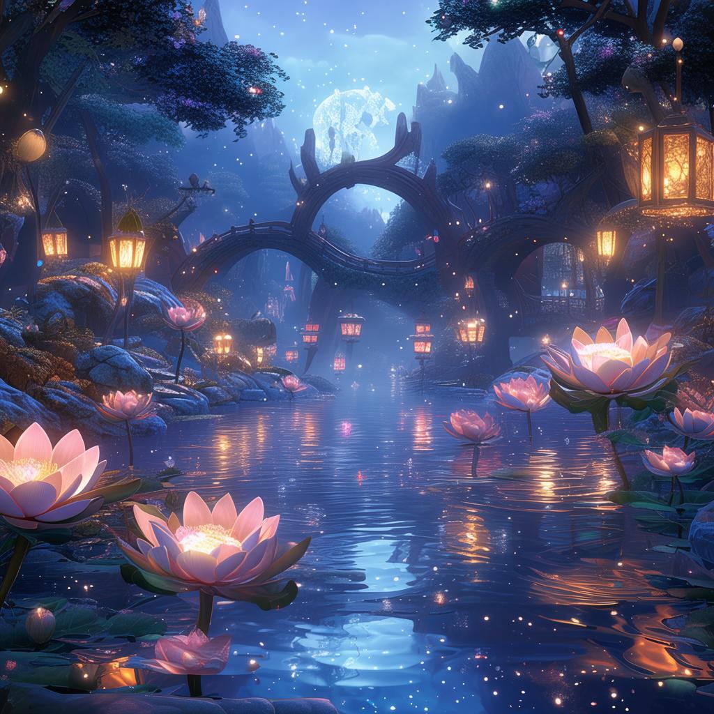 倩女幽魂手游金蓮池，夢幻般的游戲場景體驗