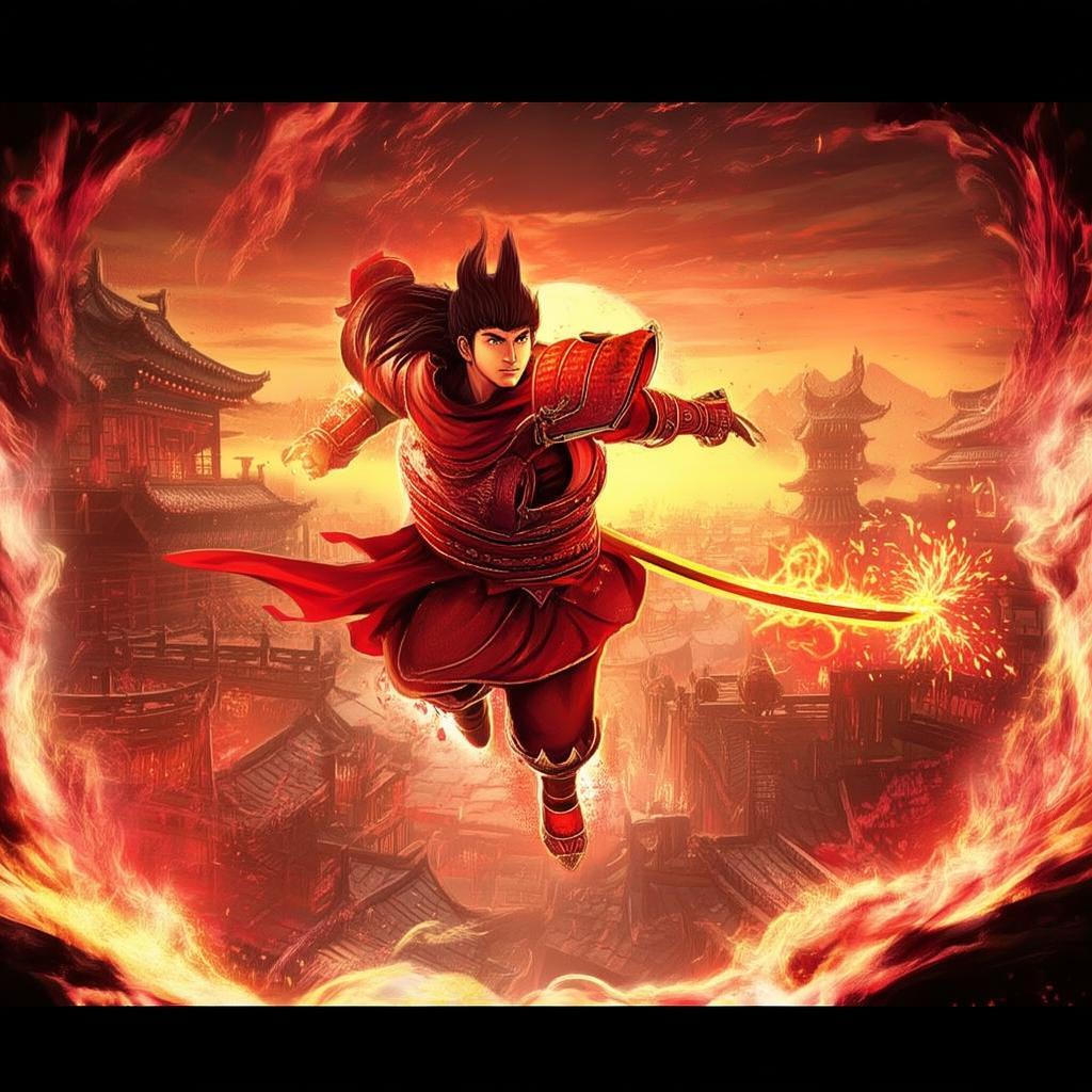 手游熱血江湖，火之傳人的炙熱之旅