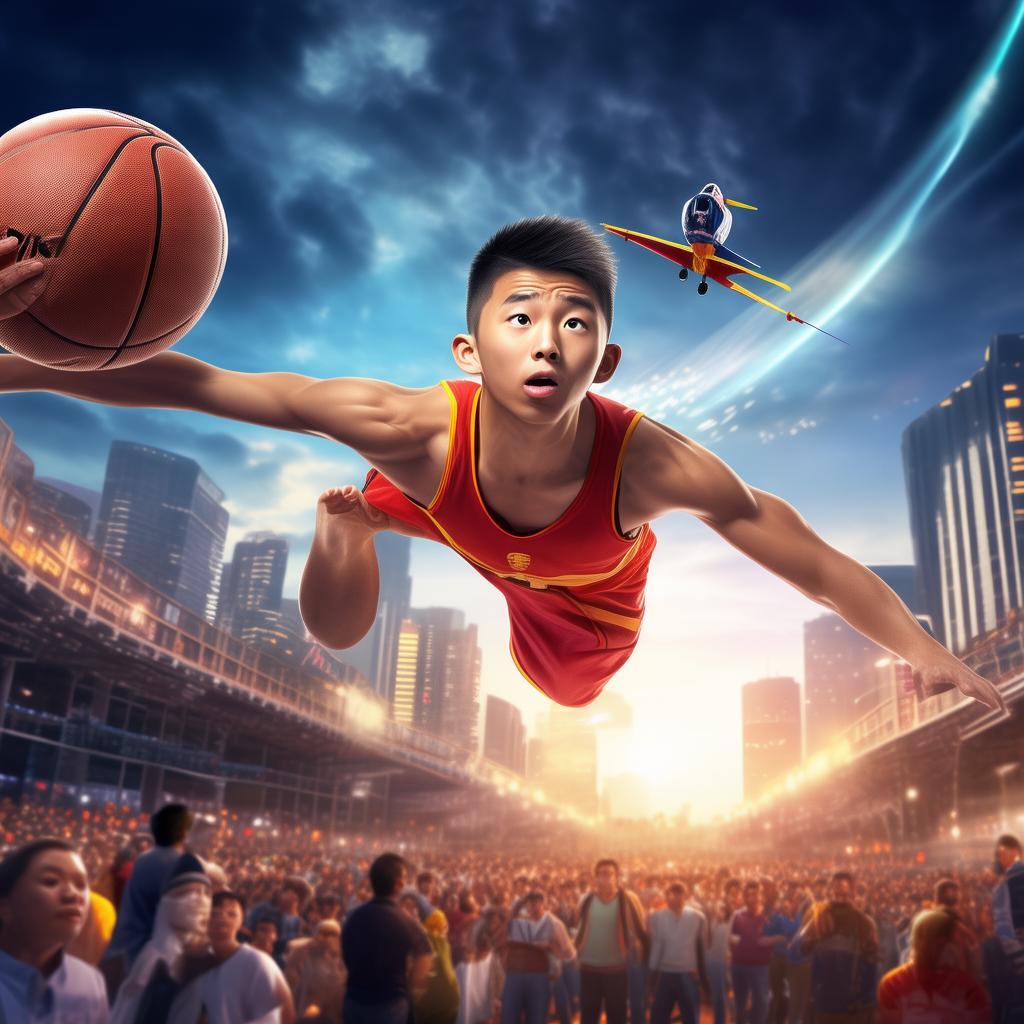 CHINA籃球新星崛起，體育飛機助力未來，你準備好了嗎？
