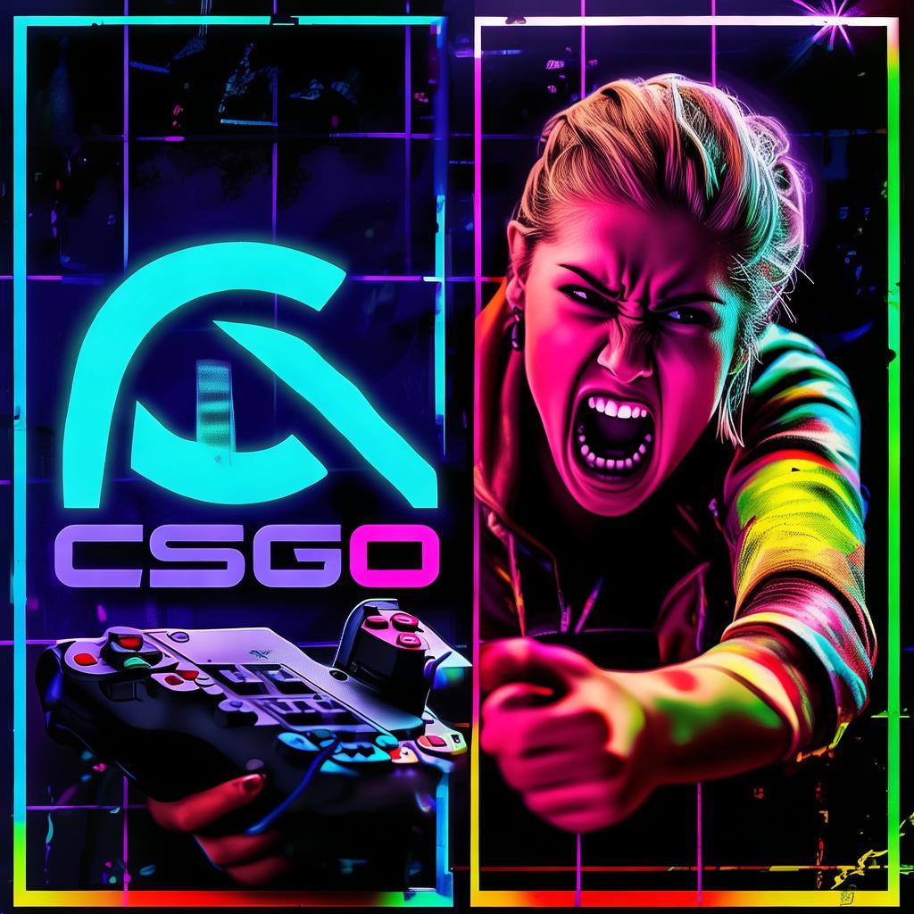 CSGO暴躁妹妹與LOGO對(duì)比：誰更令人印象深刻？你更愛哪一個(gè)？