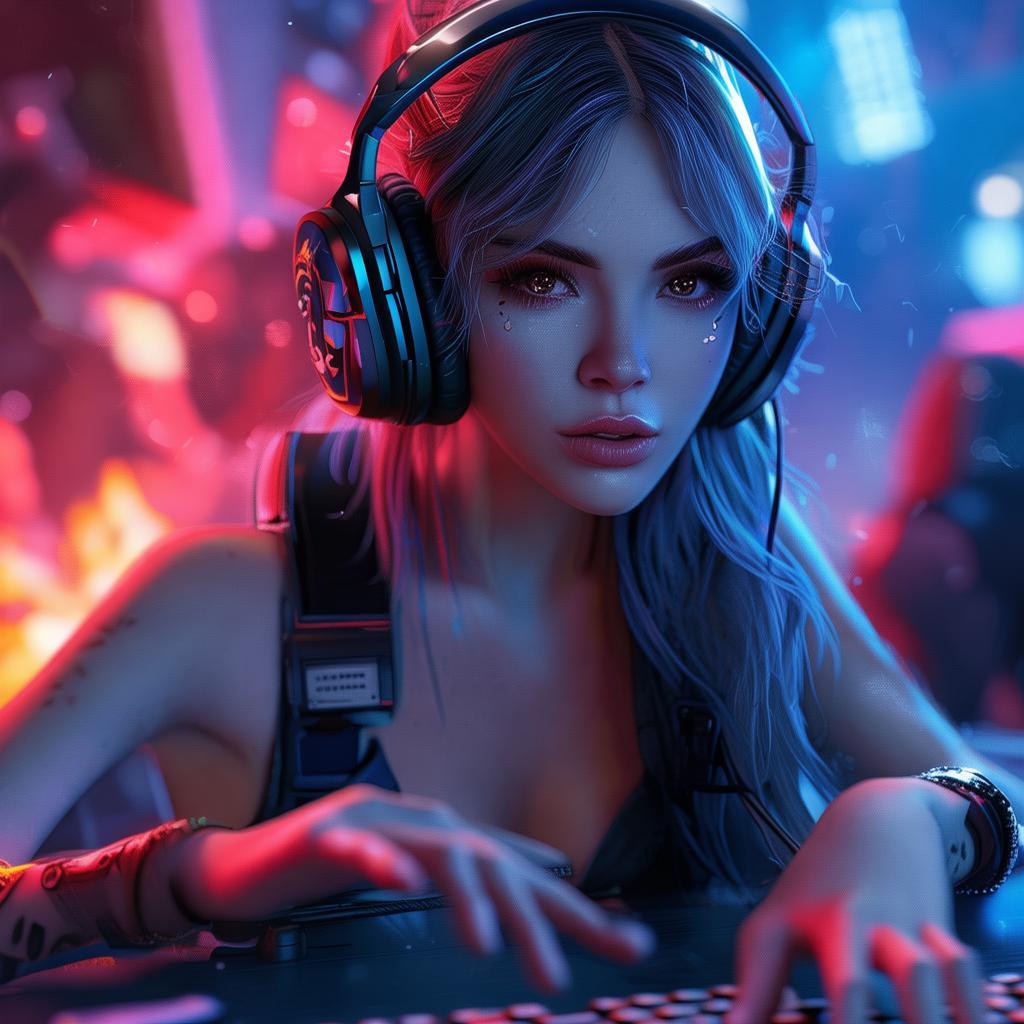 CSGO高清大姐姐：你見(jiàn)過(guò)這樣的游戲女神嗎？她如何征服戰(zhàn)場(chǎng)？